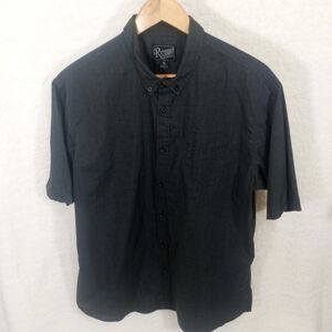 Retrofit Brand Mfg Men's Short Sleeve Button Up Size X large.